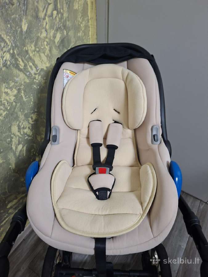 Vežimėlis 3 in 1 su baze autokėdutei - nuotraukos Nr. 16
