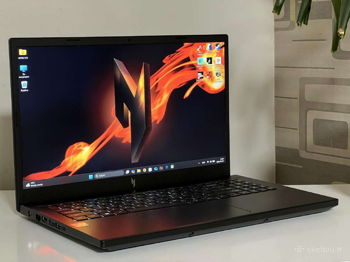 Parduodamas Nitro V15 su Rtx 2050, I5-13k, 144hz. - nuotraukos Nr. 2