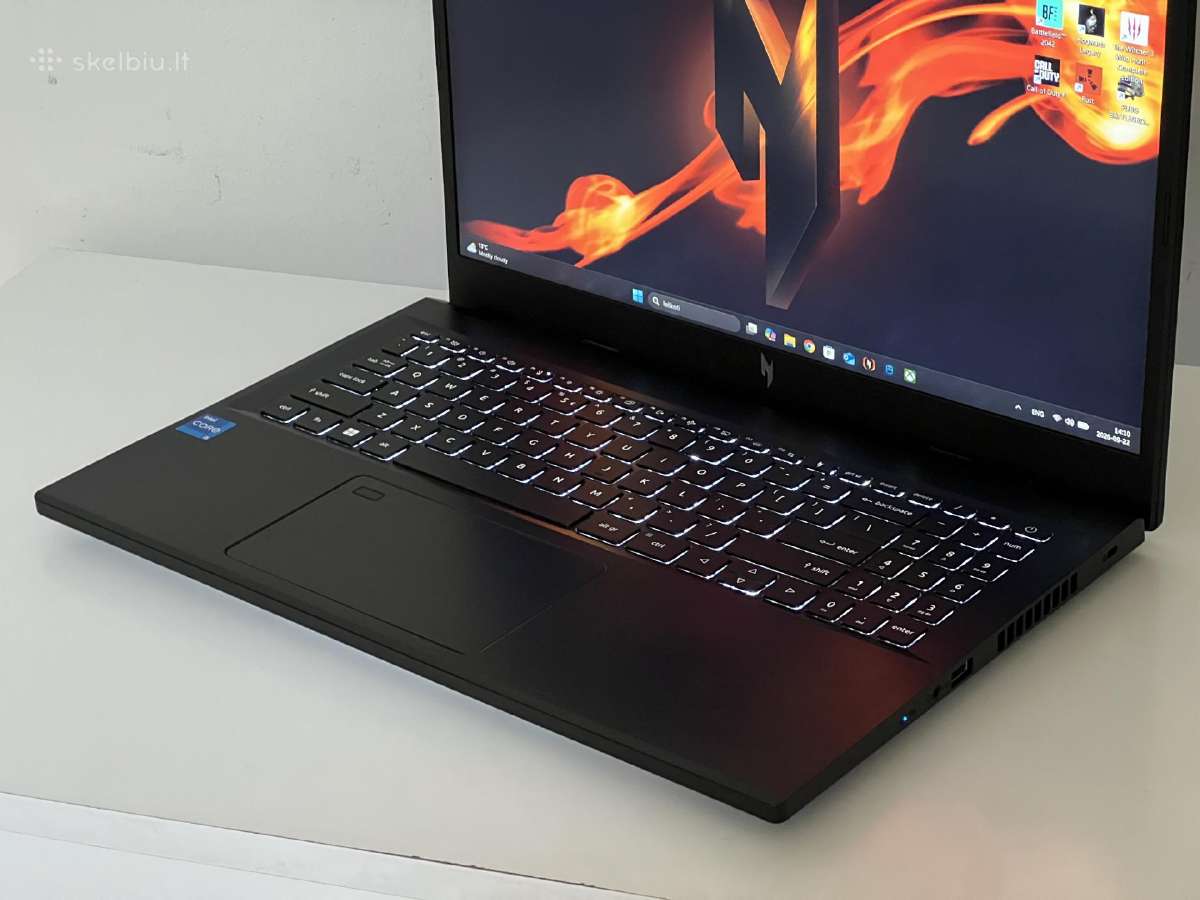 Parduodamas Nitro V15 su Rtx 2050, I5-13k, 144hz. - nuotraukos Nr. 4