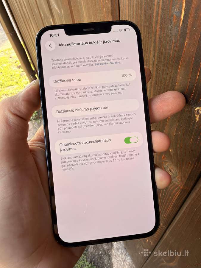 iPhone 12 Pro Max 128 Nauja Baterija - nuotraukos Nr. 7