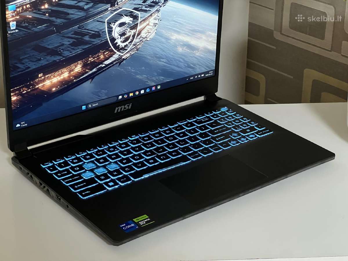 Parduodamas Msi Cyborg su Rtx 4060, I7-12k, 144hz. - nuotraukos Nr. 3