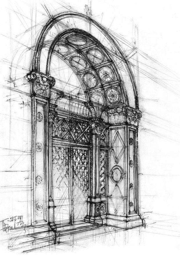 Perku architekturinius brežinius - nuotraukos Nr. 3