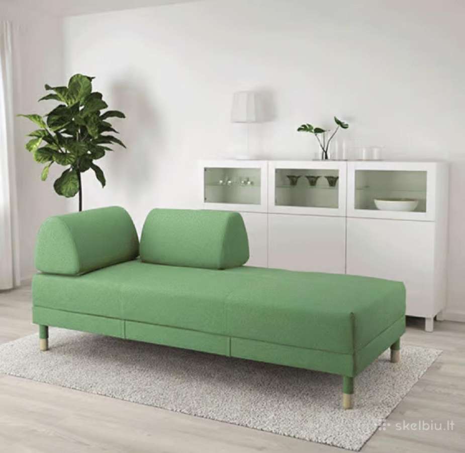 Ikea Flottebo sofa-lova 90200 cm, Lysed žalia - nuotraukos Nr. 2