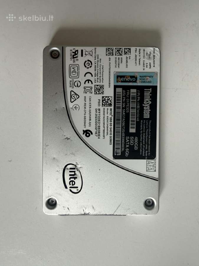 Naudoti Sata SSD diskai 480 GB–1 TB, įvairūs model - nuotraukos Nr. 2