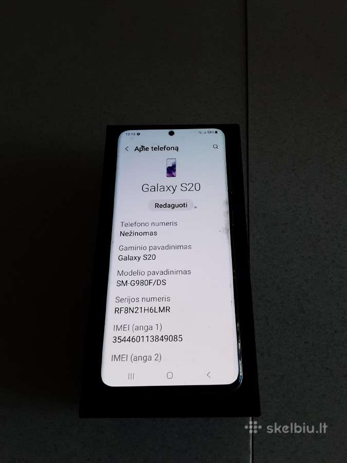 Samsung galaxy S20 ,Cosmic Gray, - nuotraukos Nr. 9