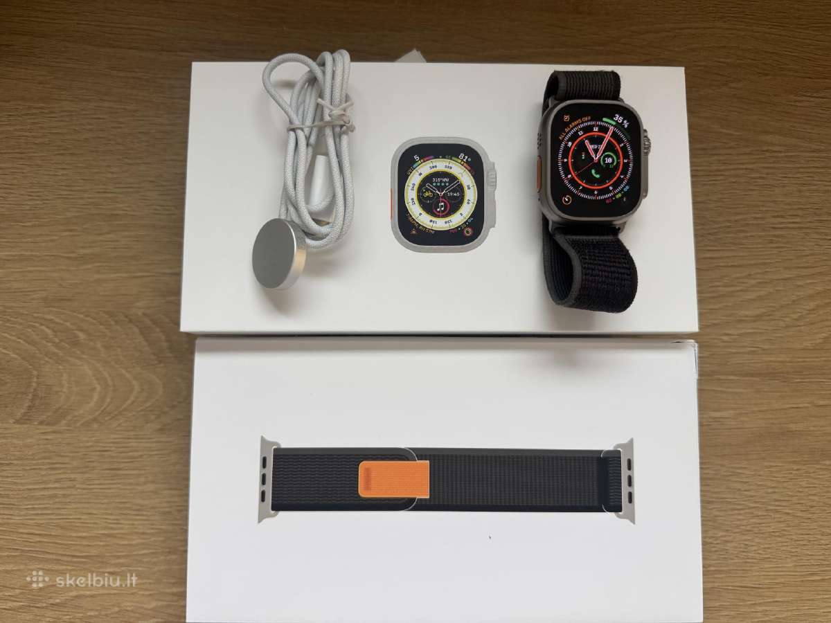 Apple Watch Ultra. Battery Health 100% - nuotraukos Nr. 2