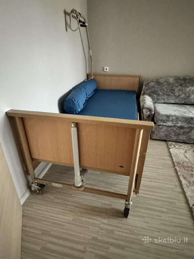 Funkcinė slaugos lova+čiužinys nuo pragulų - nuotraukos Nr. 3