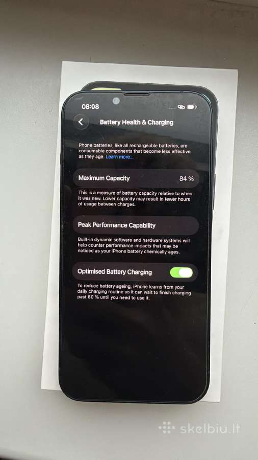 iPhone 14 128gb Black - nuotraukos Nr. 8