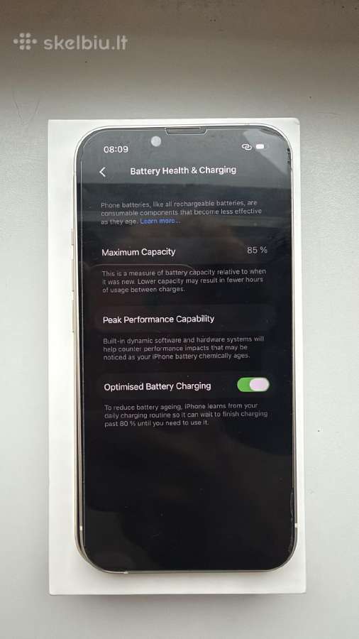 iPhone 14 128gb White - nuotraukos Nr. 7