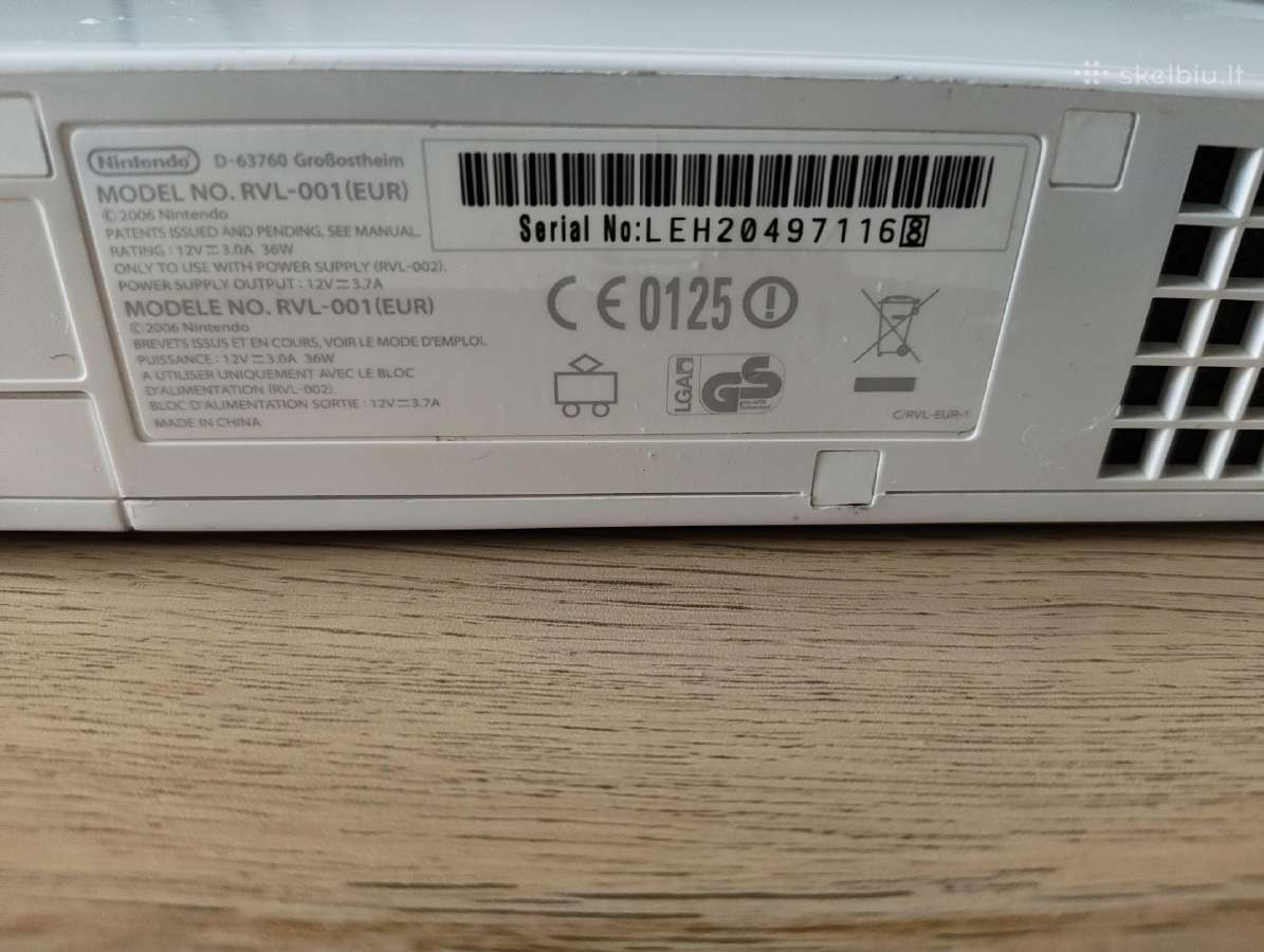 Nintendo Wii Rinkinys - nuotraukos Nr. 10