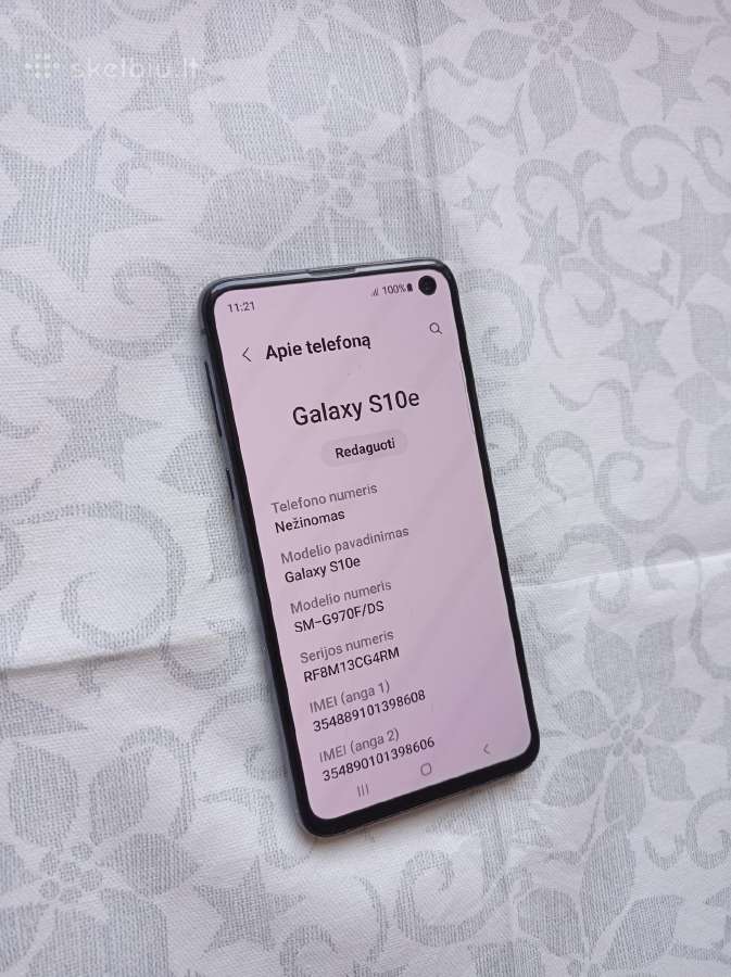 Samsung s10e, geros būklės - nuotraukos Nr. 2