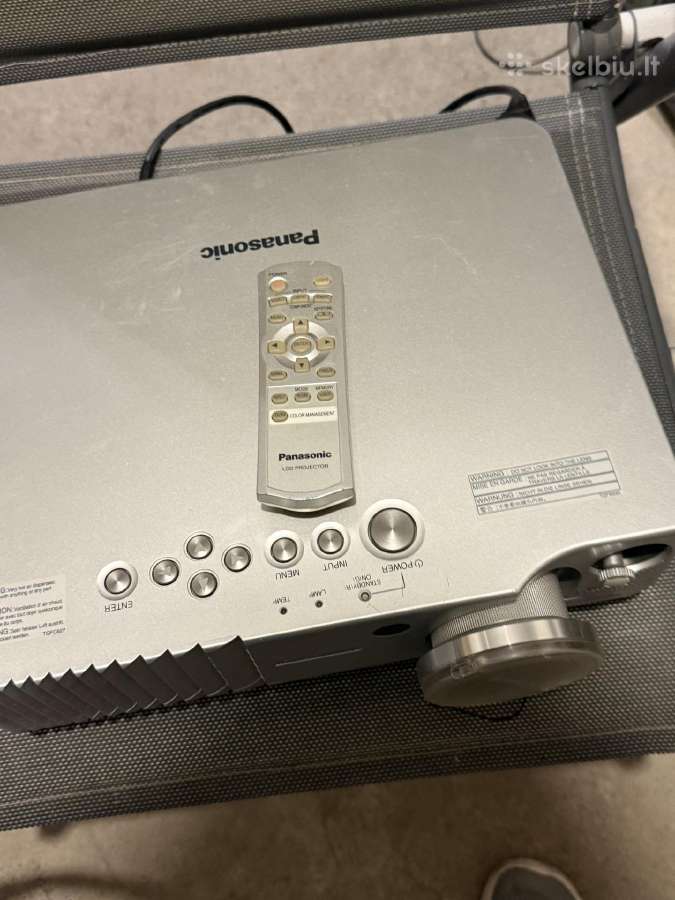 Projektorius Panasonic - nuotraukos Nr. 3