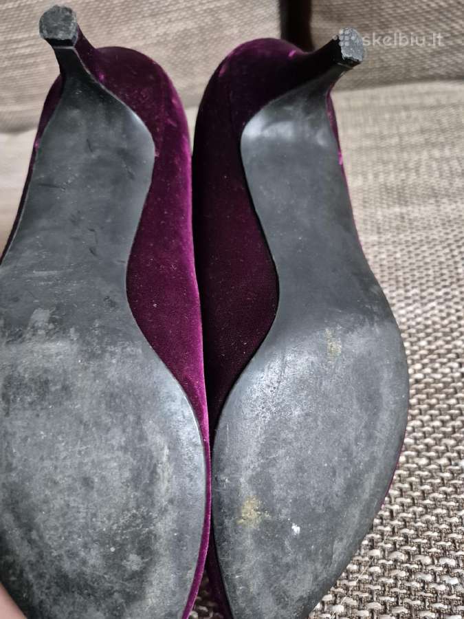 Vintage bateliai aksominiai - nuotraukos Nr. 4