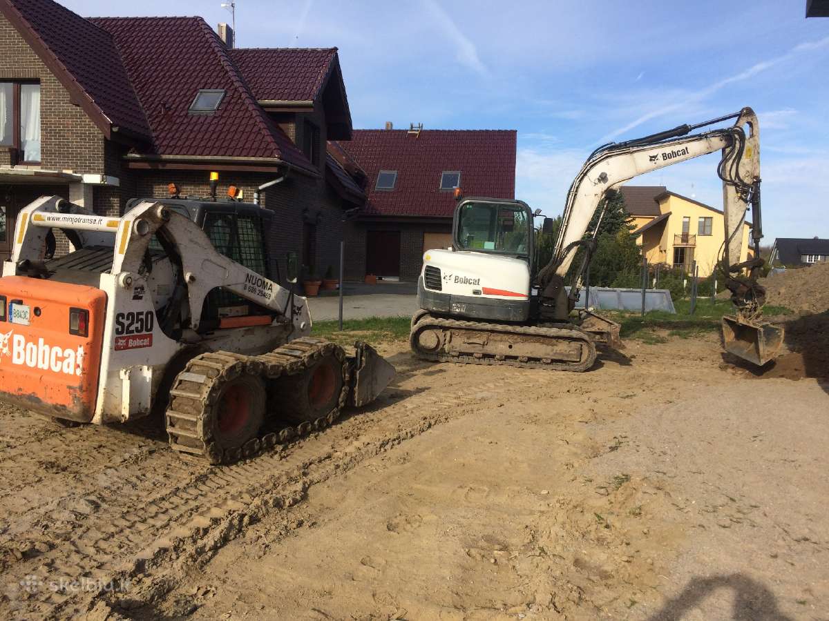 Tralo,ekskavatoriaus,bobcat nuoma Su Priedais - nuotraukos Nr. 6