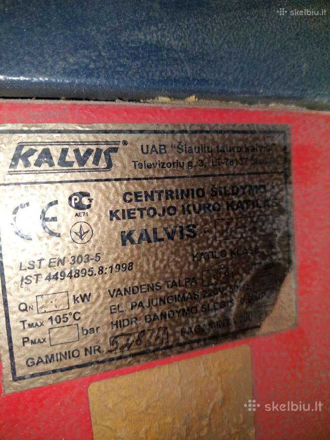 Galingas kieto kuro katilas - nuotraukos Nr. 2