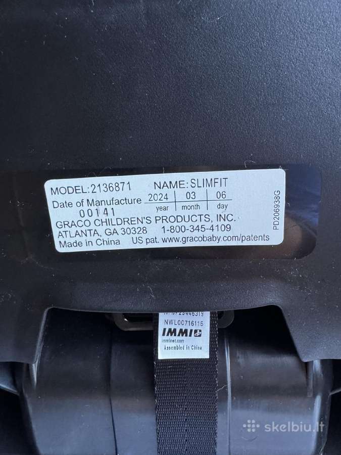 Graco automobilinė kėdutė - nuotraukos Nr. 4