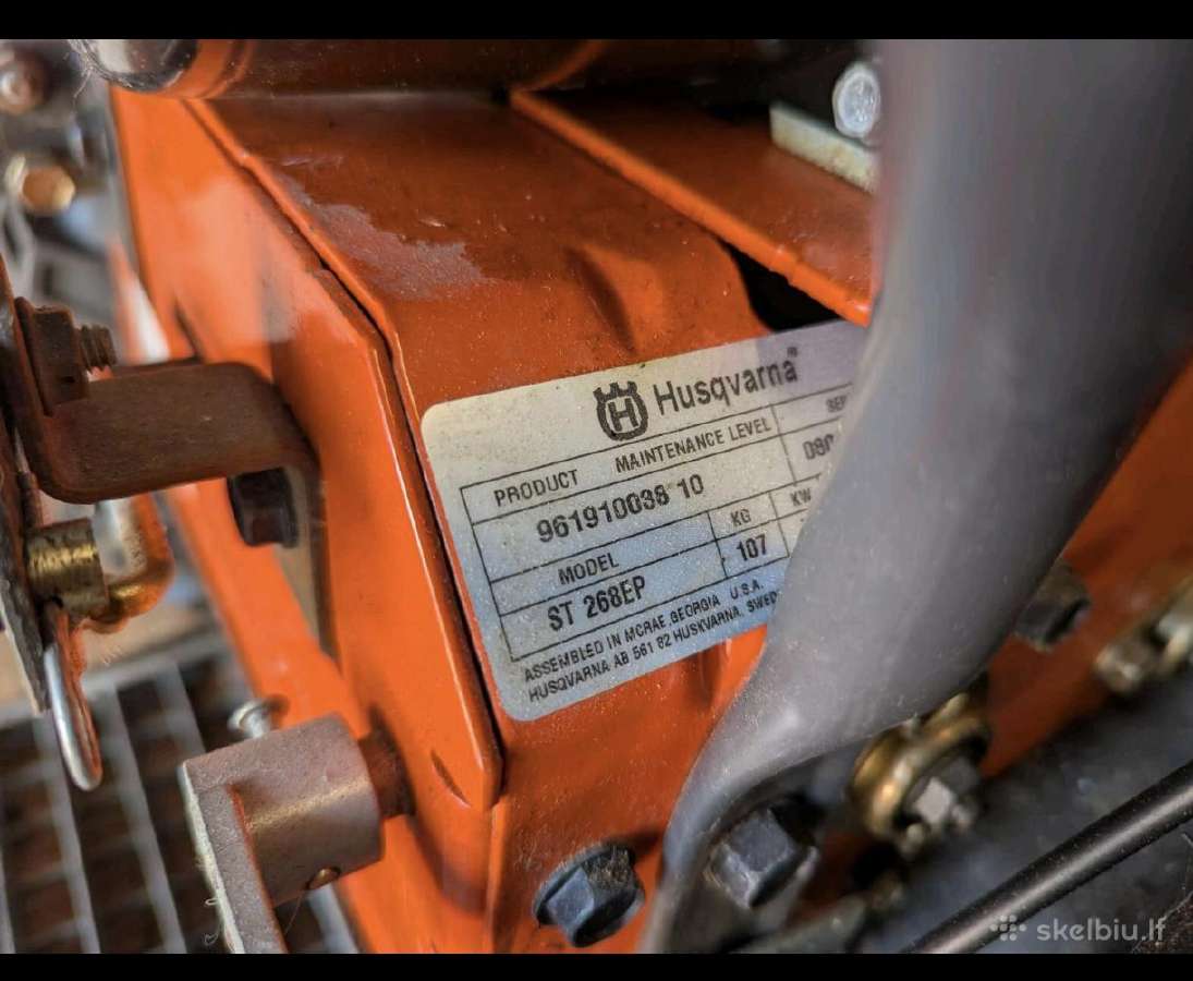 Sniego valytuvas Husqvarna St 268 Ep - nuotraukos Nr. 5