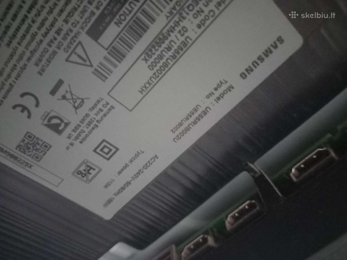 55" Samsung Ue55ru8002 4k Smart TV (be garso.) - nuotraukos Nr. 5