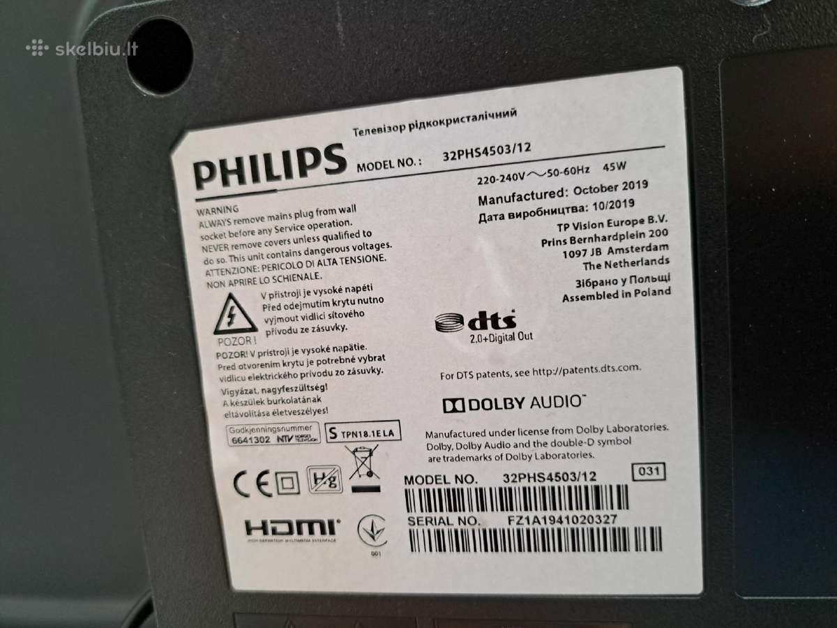 Philips 32phs4503/12 - nuotraukos Nr. 4