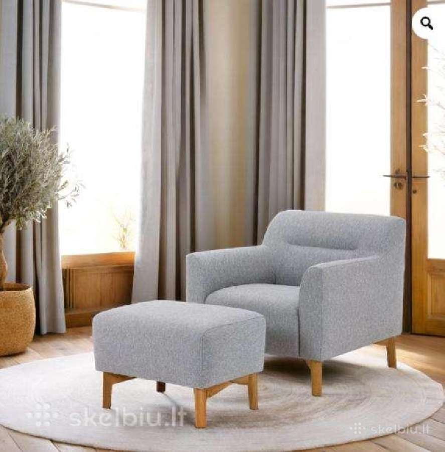 Sofa, fotelis, pufas - nuotraukos Nr. 2