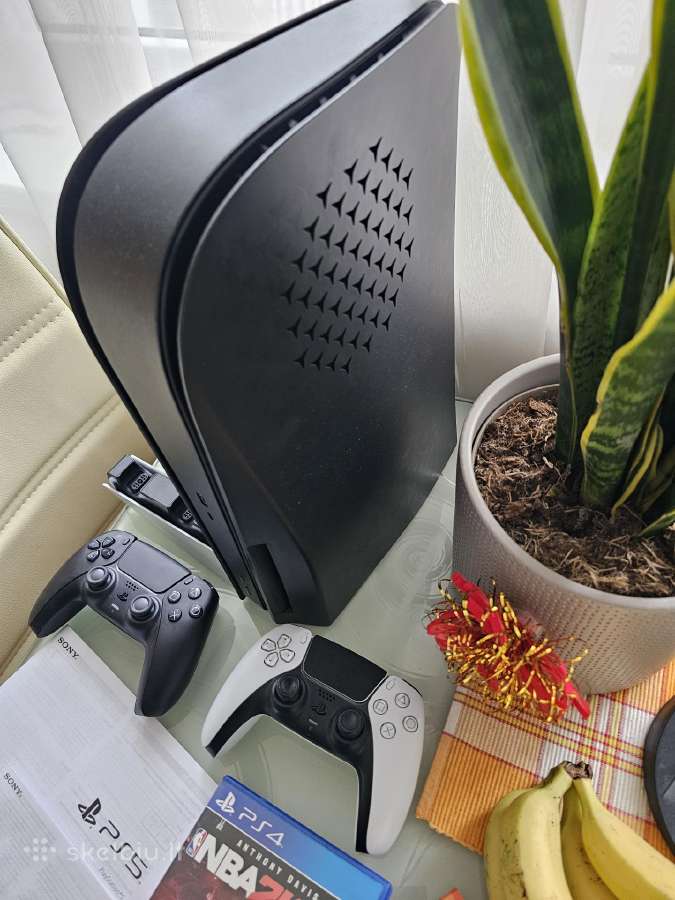 Playstation 5 Disc Black 1ter daug games 2 pultai - nuotraukos Nr. 2
