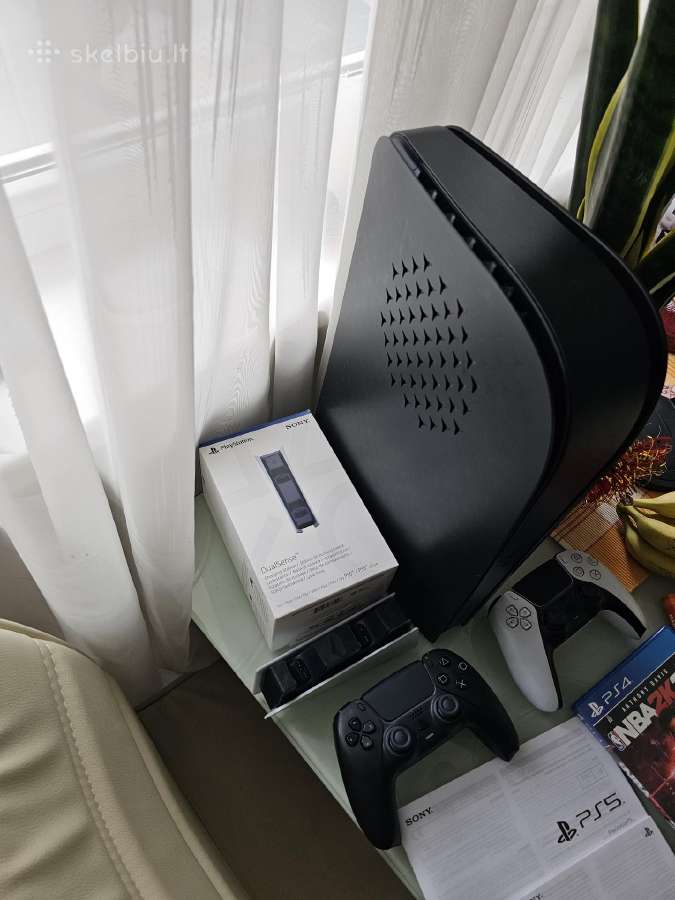 Playstation 5 Disc Black 1ter daug games 2 pultai - nuotraukos Nr. 3