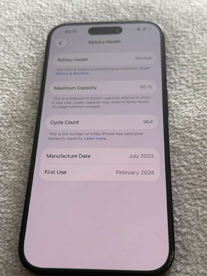 iPhone 15 Pro 128 GB - nuotraukos Nr. 8