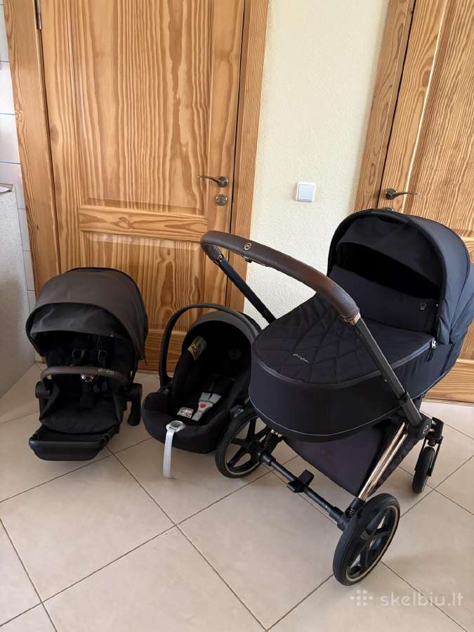 Parduodu Cybex Priam Rose Gold 3in1. - nuotraukos Nr. 7