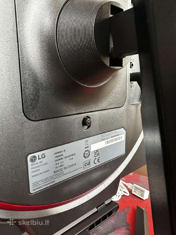 LG Ultragear 24 144hz Ips - nuotraukos Nr. 4