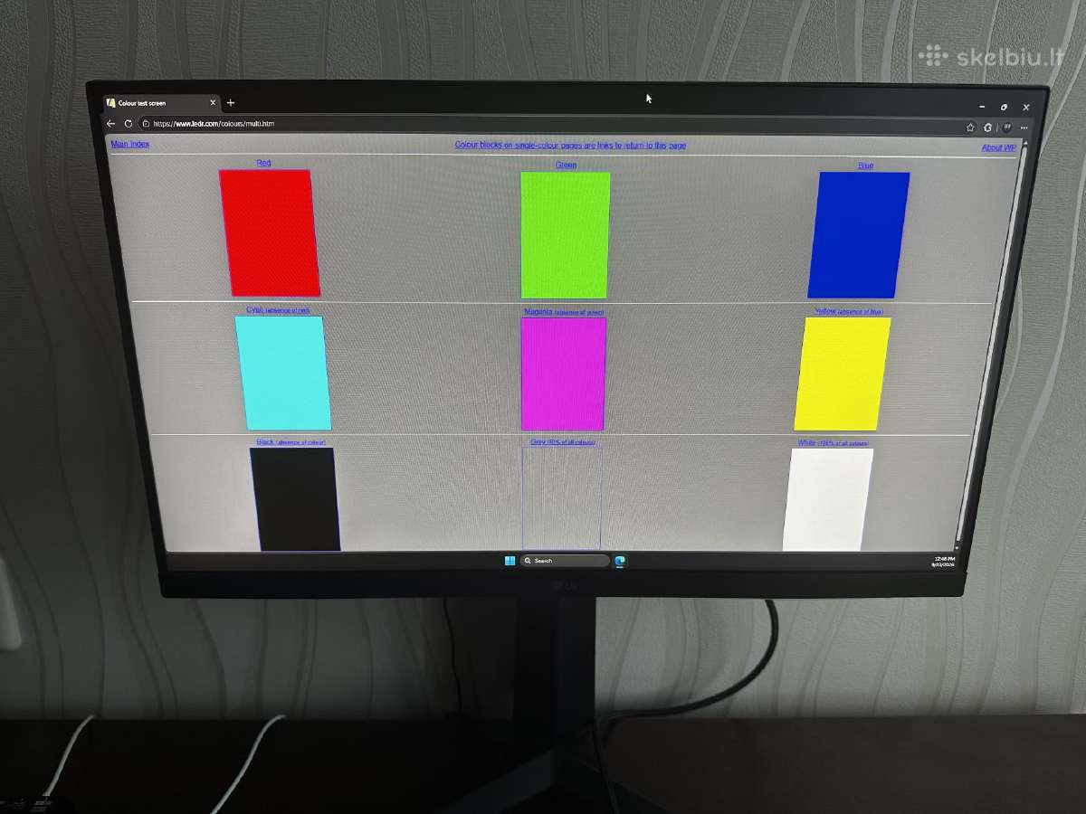 LG Ultragear 24 144hz Ips - nuotraukos Nr. 5