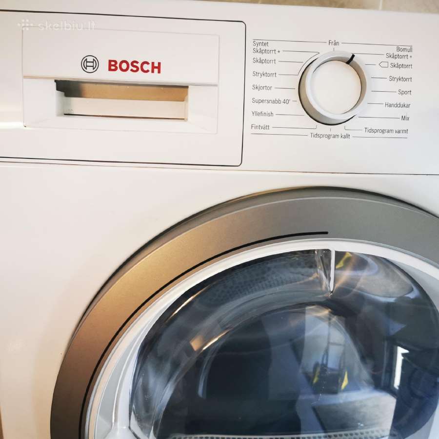 Rūbų džiovyklė Bosch 8kg A++ Klasės - nuotraukos Nr. 3