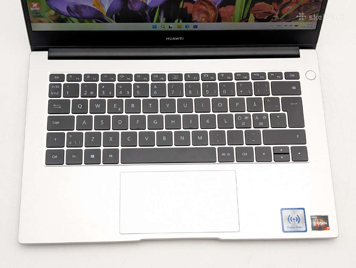 Huawei Matebook D 14 Ryzen 7 3700u 8gb 512gb SSD - nuotraukos Nr. 4