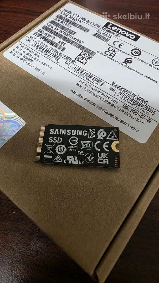 1tb Samsung SSD - nuotraukos Nr. 2