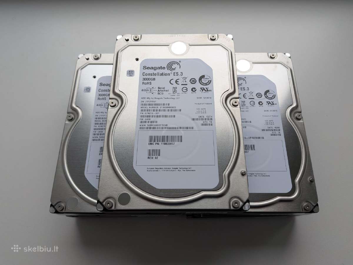 Seagate 3tb Constellation Es.3 Sas HDD - nuotraukos Nr. 4