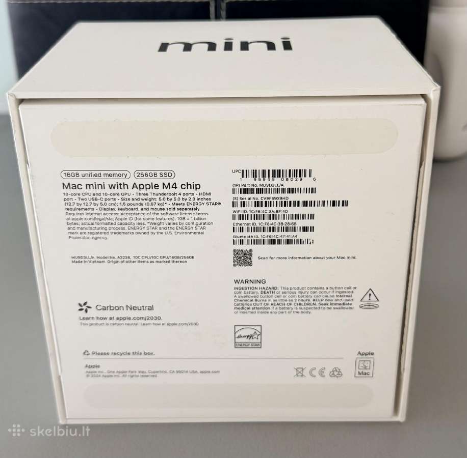 Mac mini naujas - nuotraukos Nr. 2