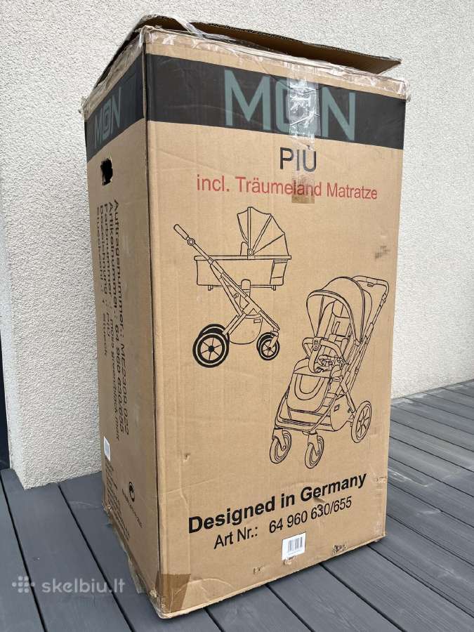Vežimėlis Moon Piu 2in1 - nuotraukos Nr. 12