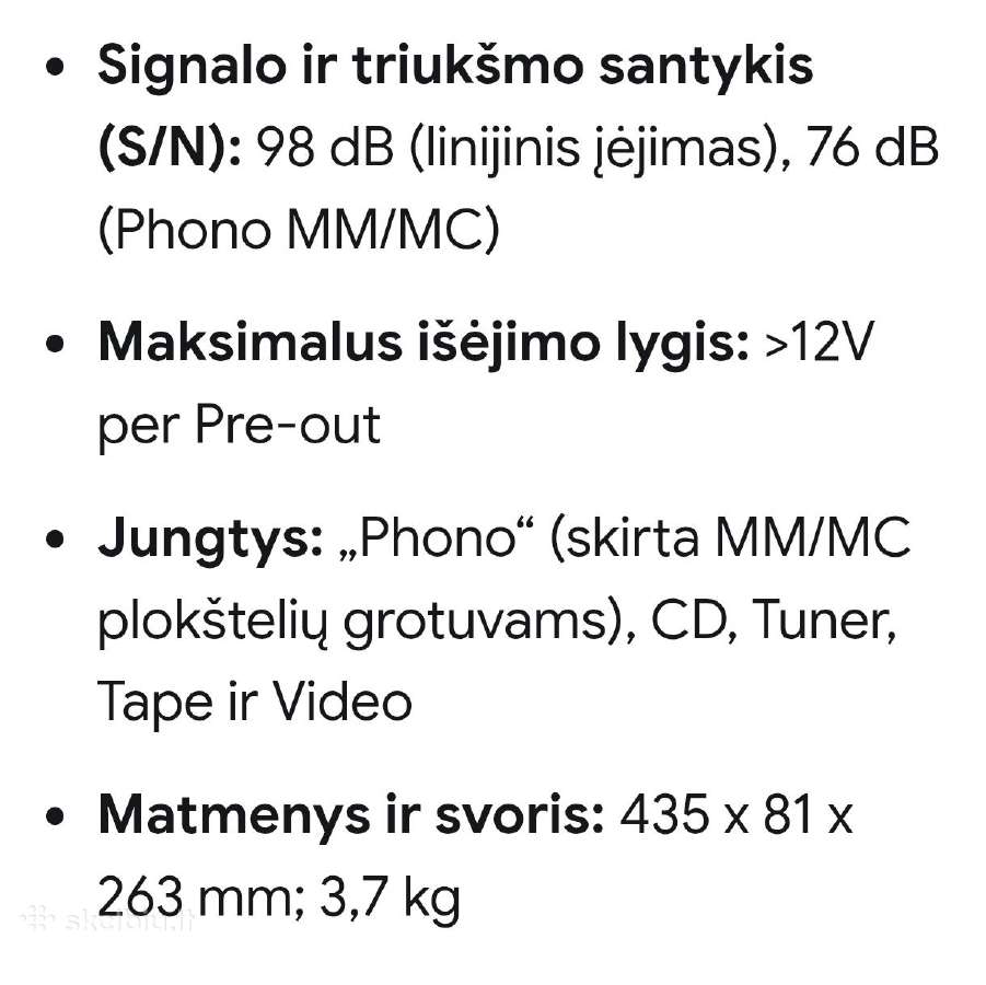 Rotel Rb-991 galios stiprintuvas - nuotraukos Nr. 29