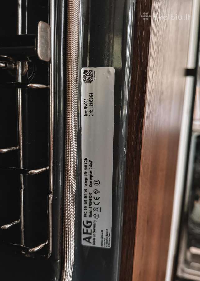 Orkaitė Aeg Bpk949330t - nuotraukos Nr. 6