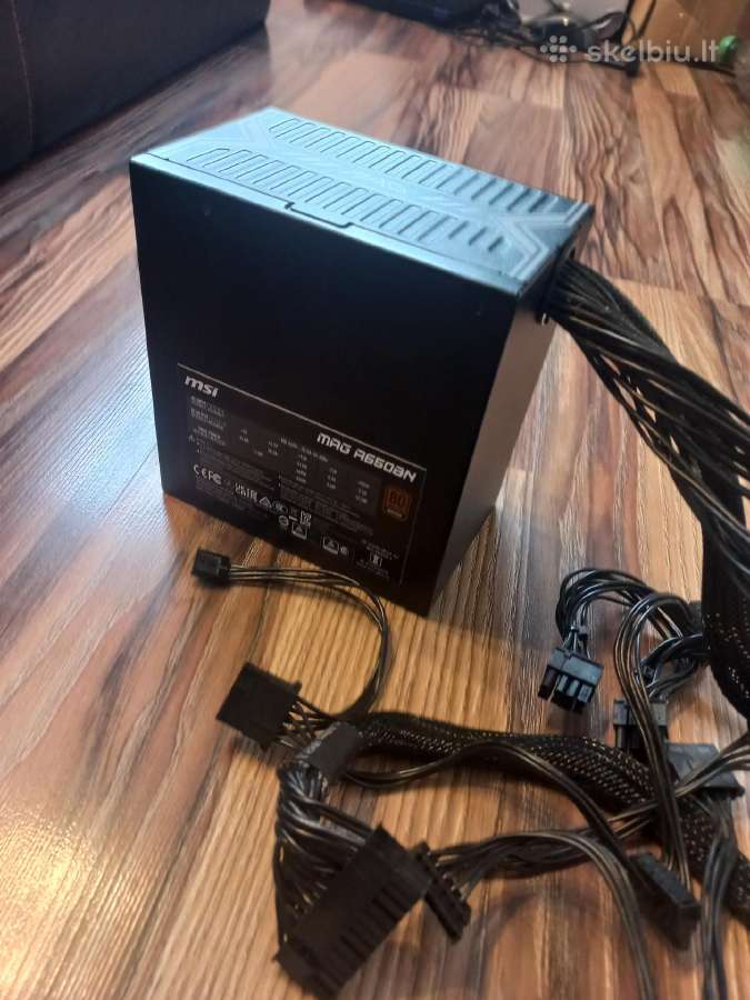 Msi Mag A650bn 650w 80+ Bronze. - nuotraukos Nr. 3