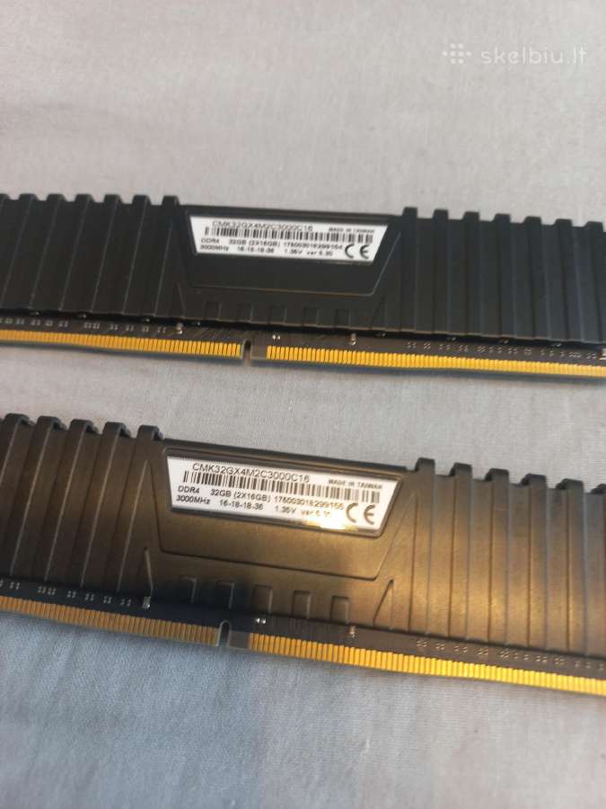 Corsair Vengeance Lpx 32gb) Ddr4 3000mhz - nuotraukos Nr. 2