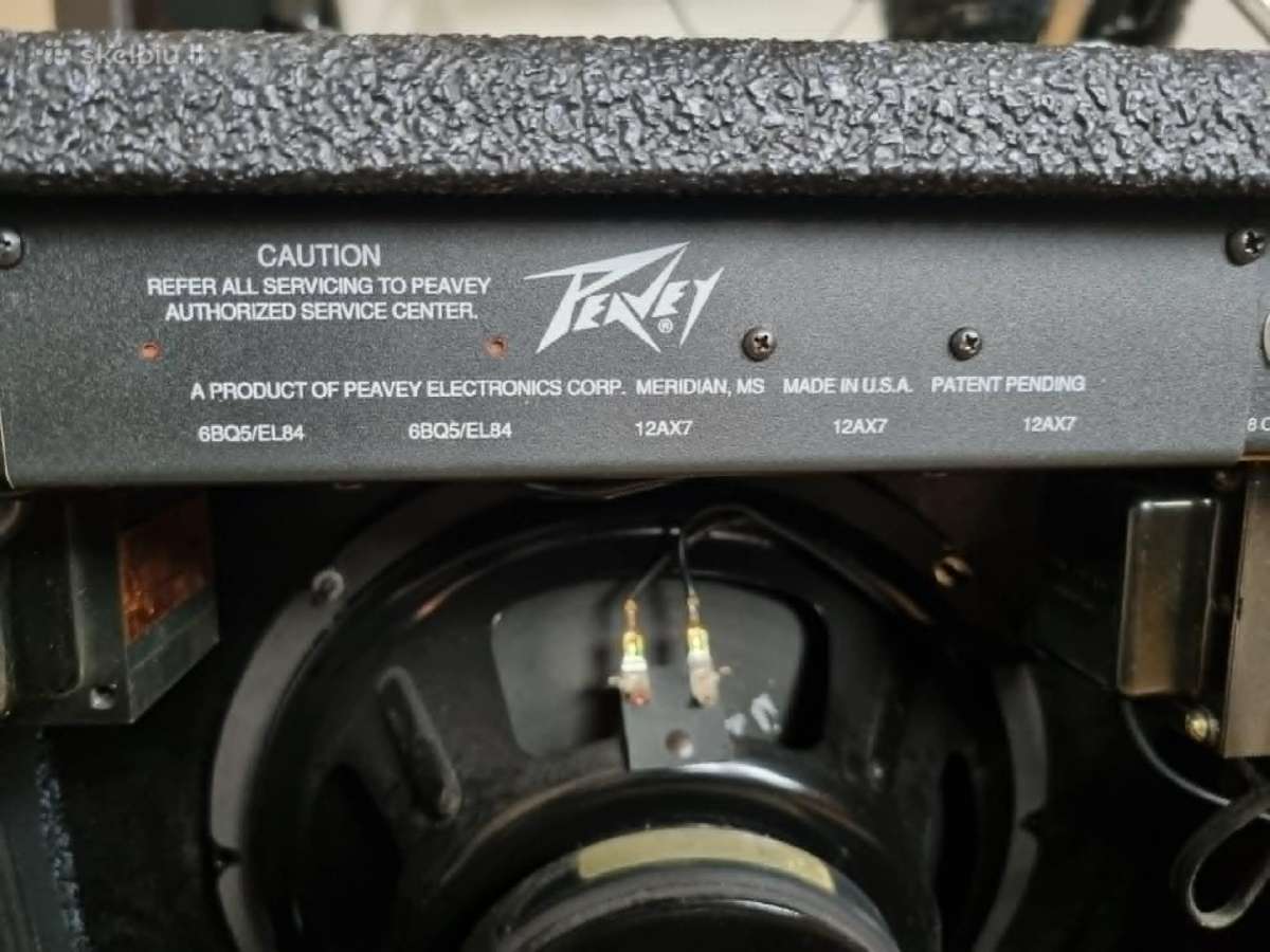 Peavey Bravo 112 25-watt 1x12 Guitar Combo(usa) - nuotraukos Nr. 4
