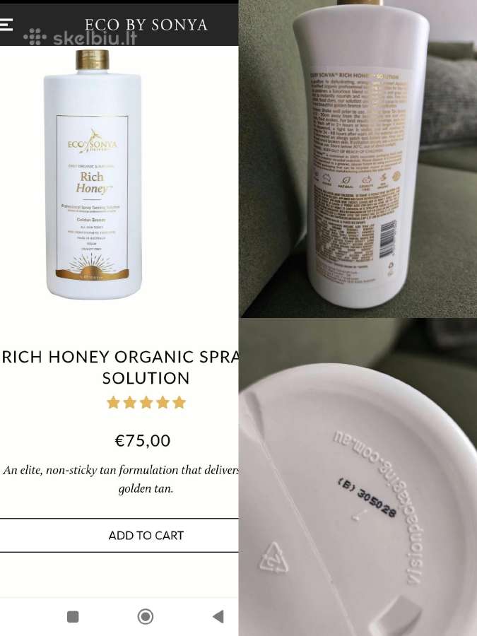 Eco by Sonya Driver Rich Honey - nuotraukos Nr. 2