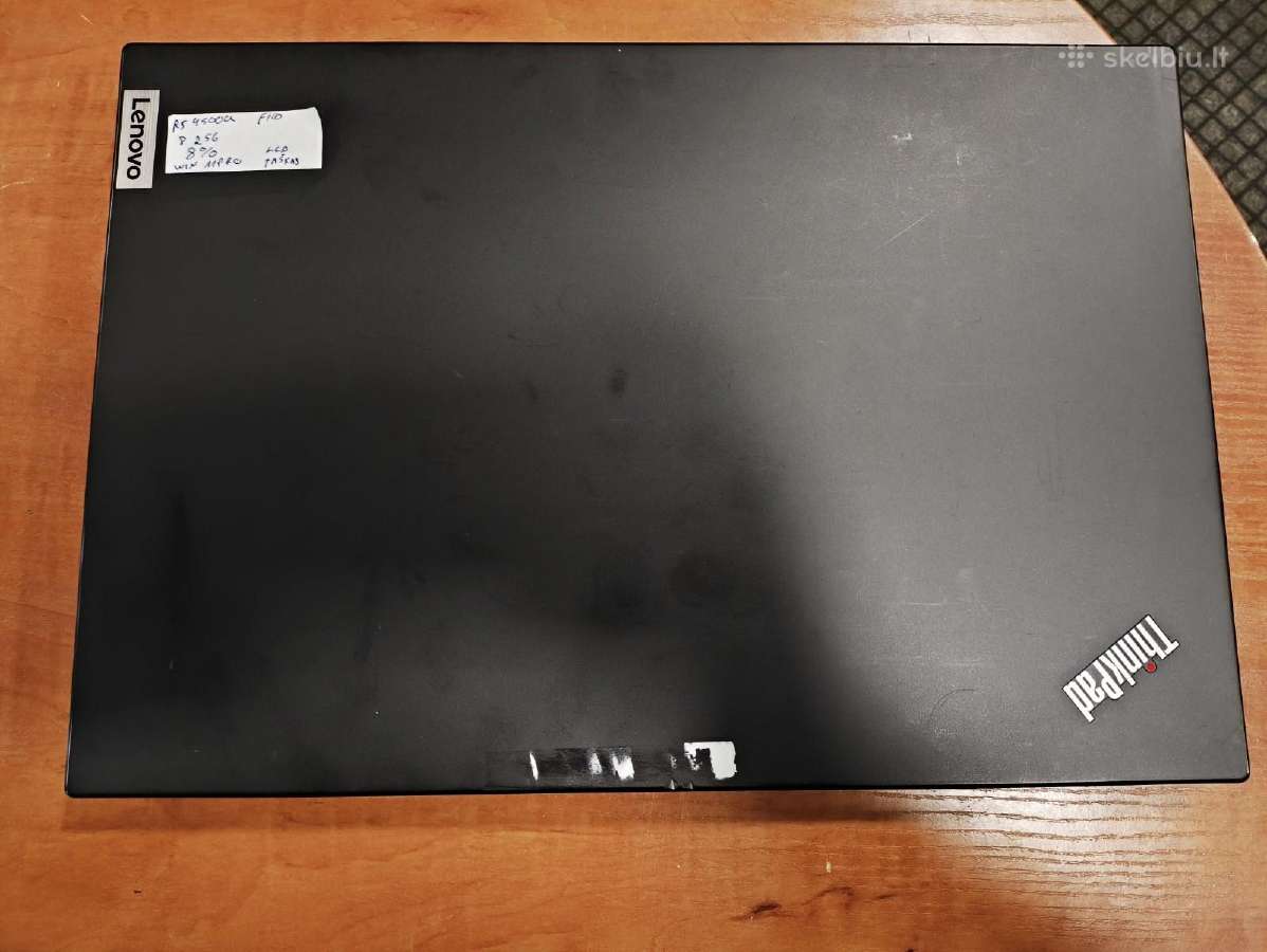Thinkpad L15 G1 15.6 Ips Ryzen 5 4500u 8/256 8 - nuotraukos Nr. 3
