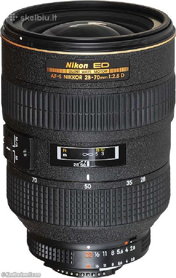 Nikon Nikkor 28-70mm f/2.8 objektyvas - nuotraukos Nr. 3