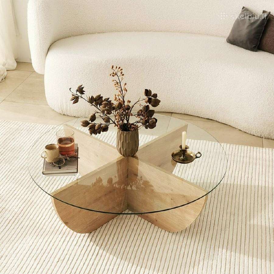 Kavos staliukas Kalune Design Lily - smėlio spalv. - nuotraukos Nr. 5