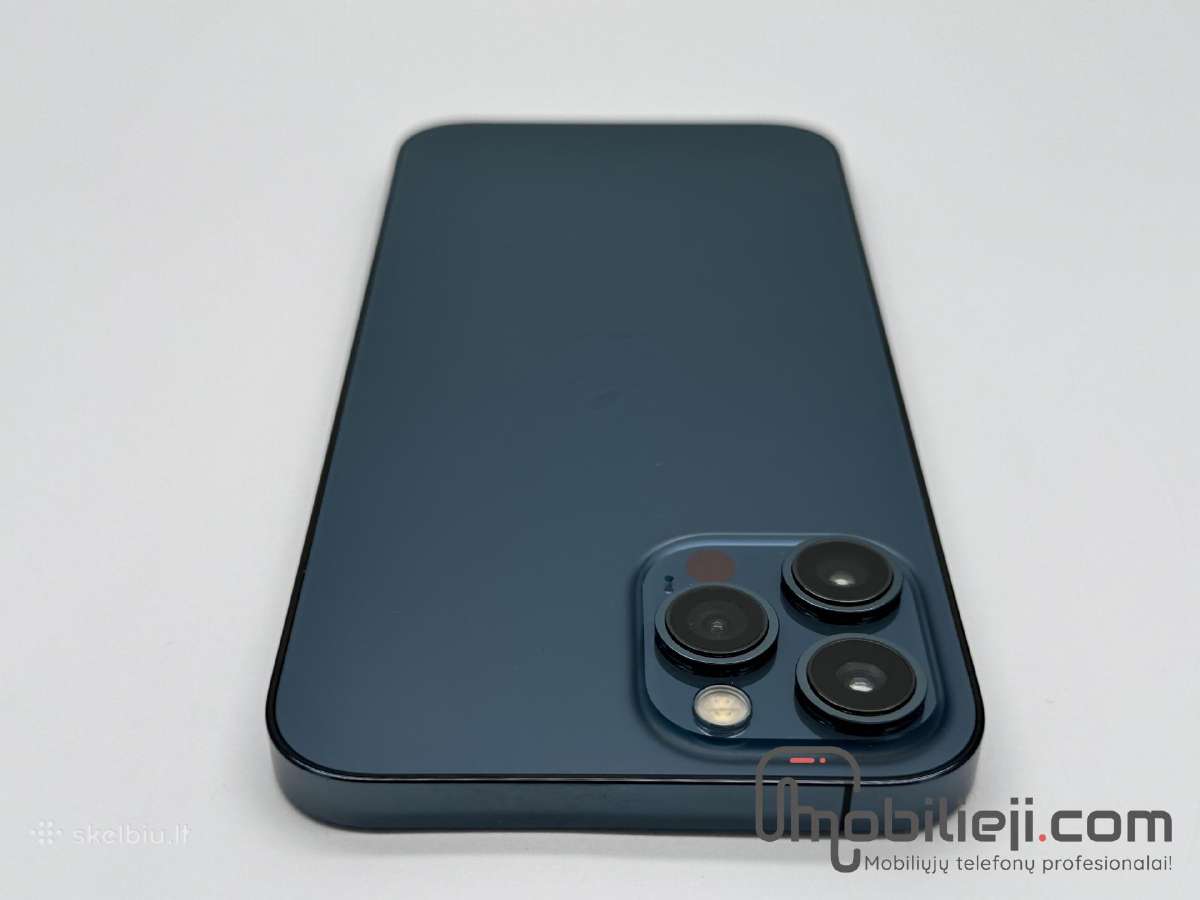 Idealus Apple iPhone 12 Pro Max 256gb Pacific Blue - nuotraukos Nr. 4