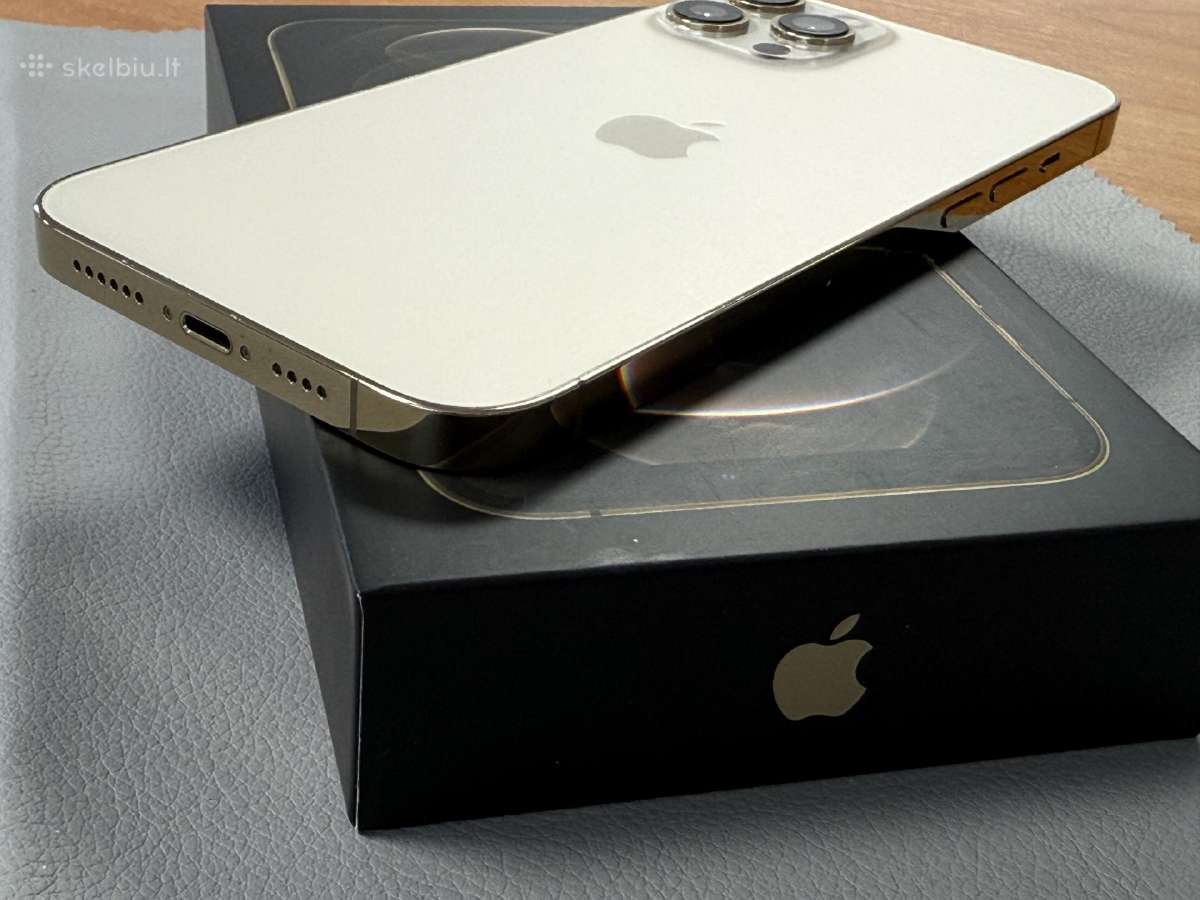 iPhone 12 Pro Max 256gb 128gb Gold - nuotraukos Nr. 14