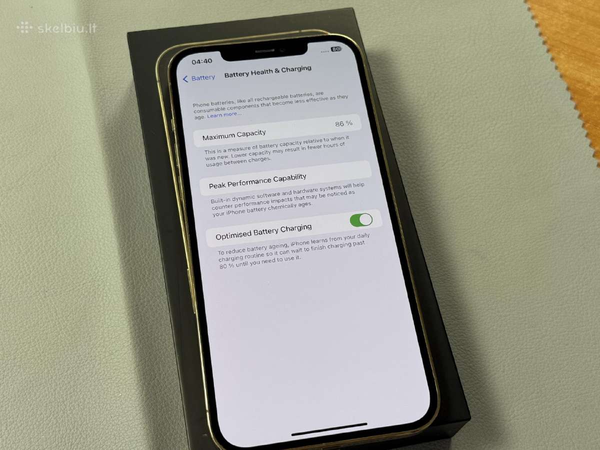 iPhone 12 Pro Max 256gb 128gb Gold - nuotraukos Nr. 18