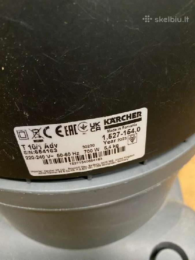 Karcher T10/1adv dulkiu siurblys - nuotraukos Nr. 3