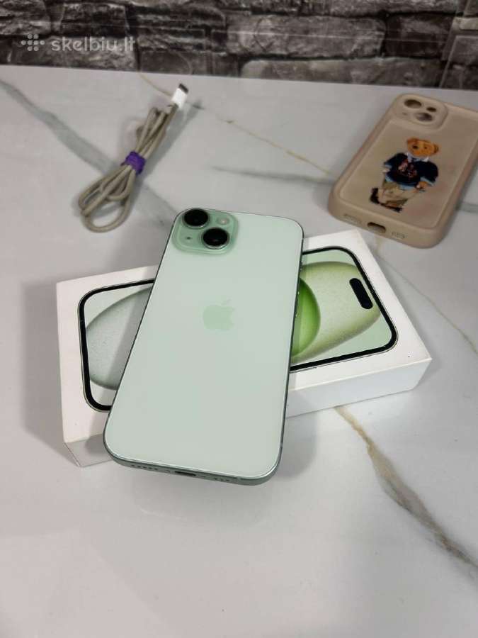 iPhone 15 128gb 80% Mint - nuotraukos Nr. 4